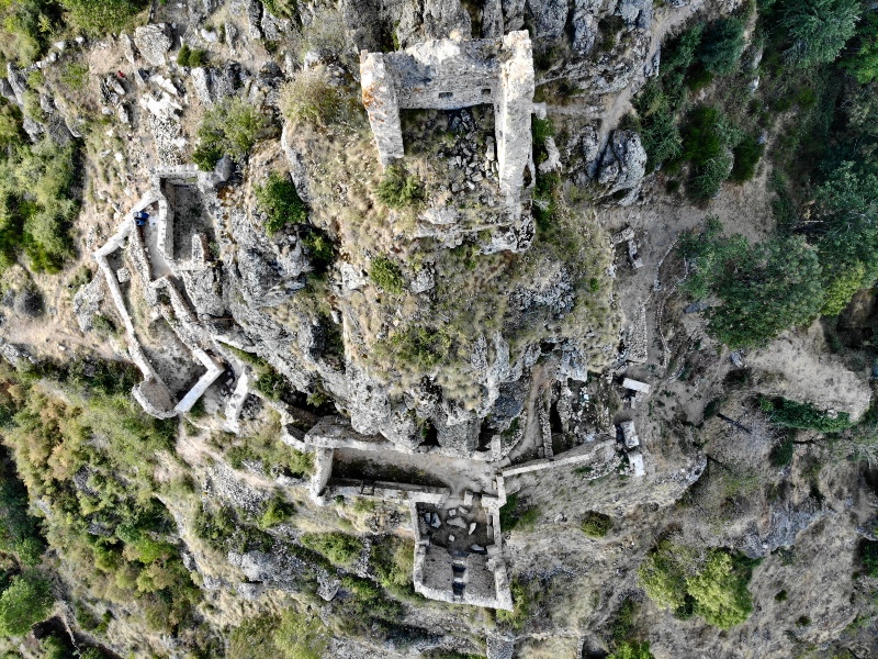 Vue aérienne globale du château, 2020-08