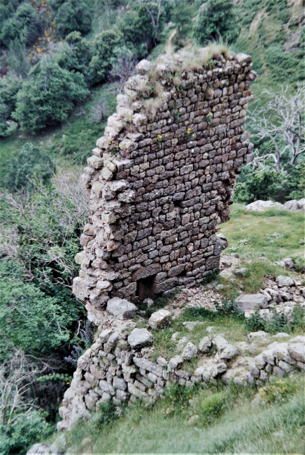 Chazal Sud, mur Sud avant travaux, 1995