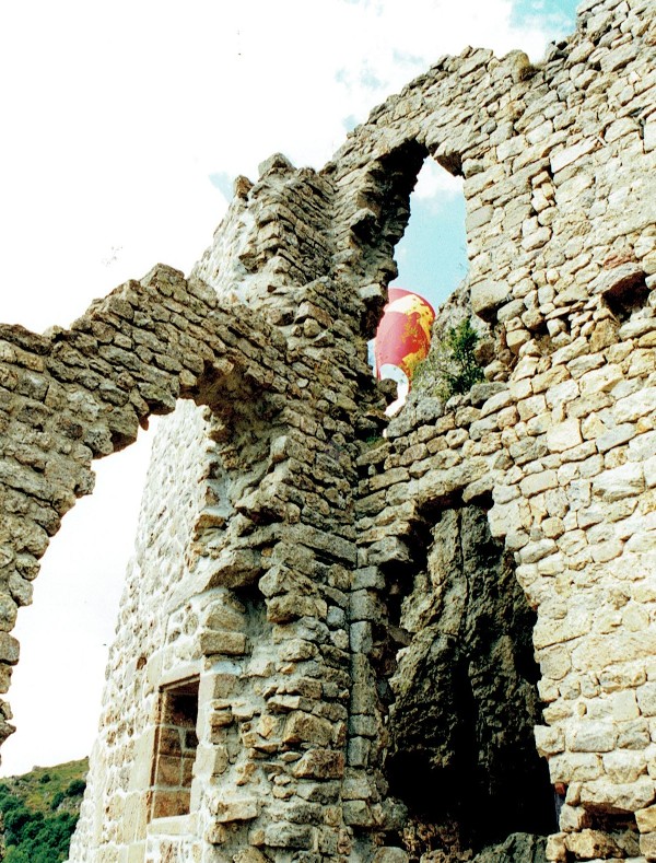 Logis 3, mur Nord, achèvement des travaux, 1999
